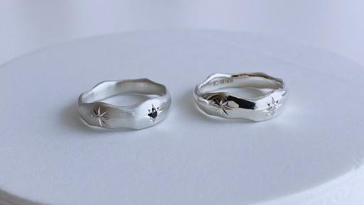 [은반지] 별에별 웨이브 링