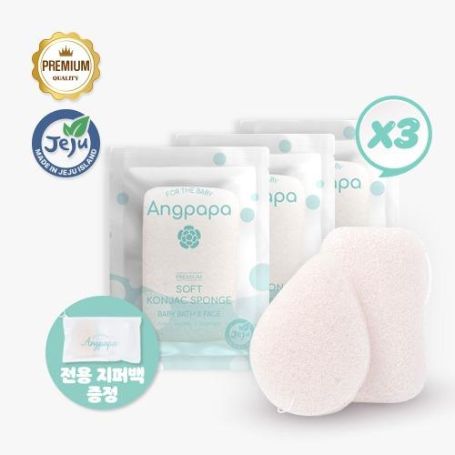 [앙파파] 소프트 곤약스펀지 3ea