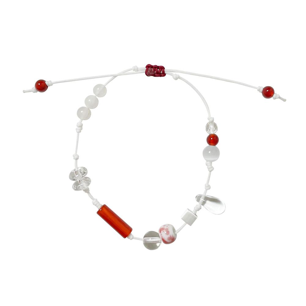 금붕어 원석 매듭 팔찌