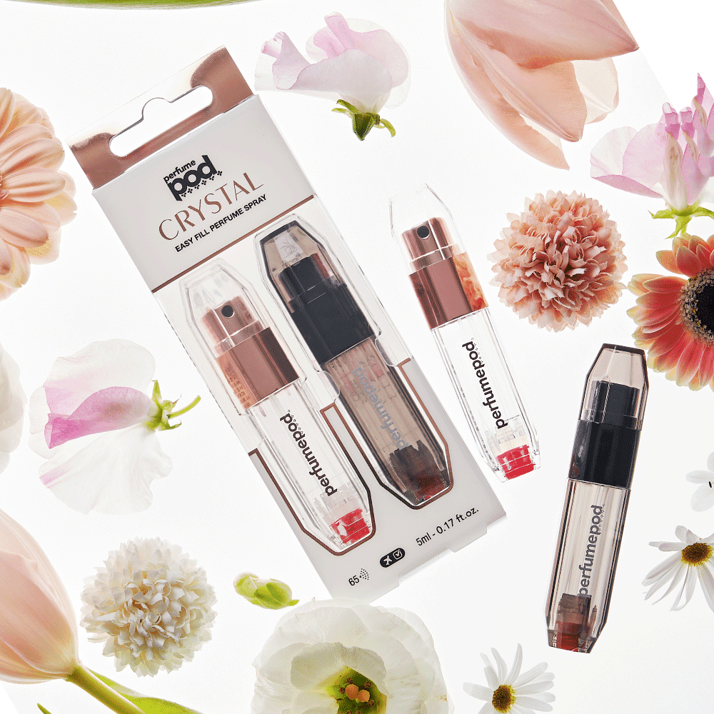 [공식몰/기획상품] 트라발로 퍼퓸팟 크리스탈 듀오세트 펌핑식 충전 휴대용 향수공병