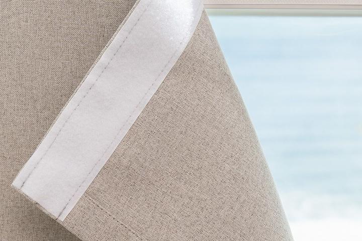 [단독]국산 못없이설치 암막 여름 가리개커튼 자외선차단 (봉집/벨크로찍찍이)