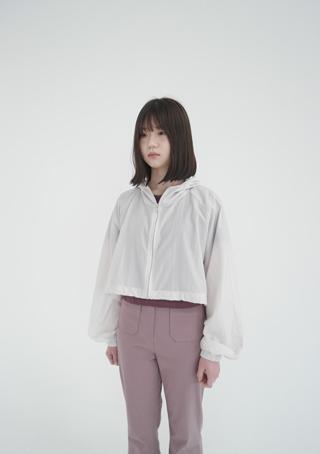 archiving crop windbreaker (3colors)