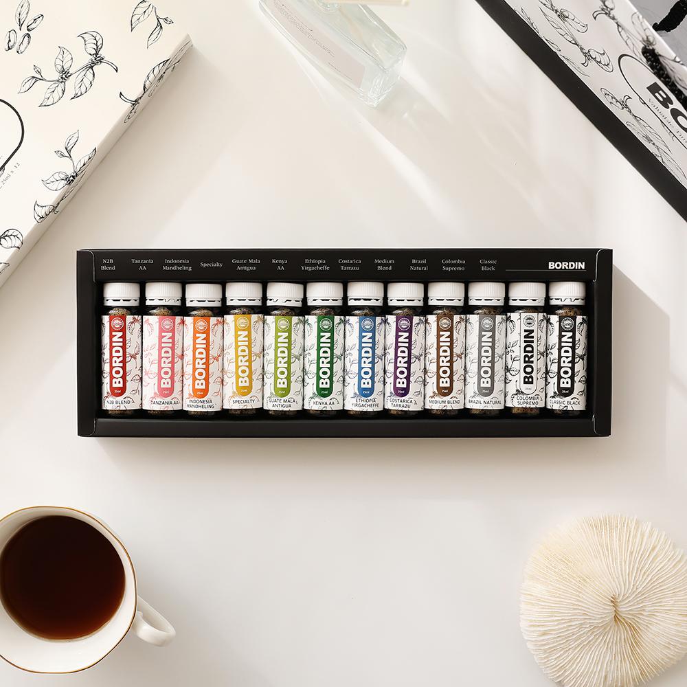 [선물제격] 보르딘 콜드브루 더치커피 알록달록 앰플 12종세트 (25ml*12개)