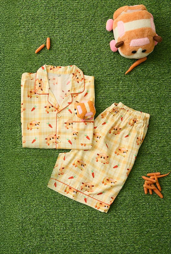 [뿌이뿌이모루카] 반팔 파자마(ORANGE)_SPPPF38U01