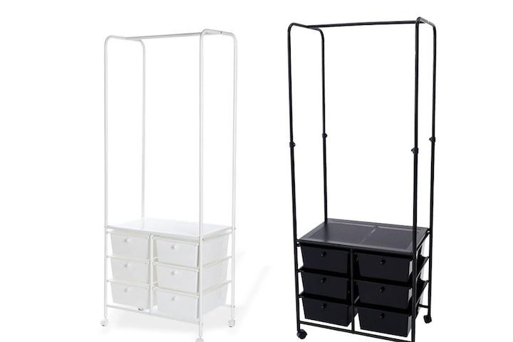 이동식 다용도 멀티 트롤리 행거 수납장