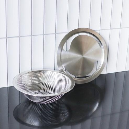 국산 스텐304 싱크대 거름망 배수구망 일반형 3종세트, 1세트