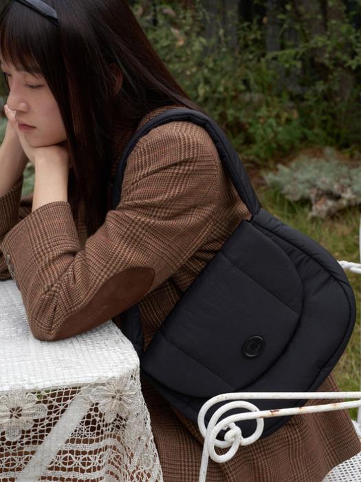 [단독]Classic Button Padding Shoulder Bag_3COLORS