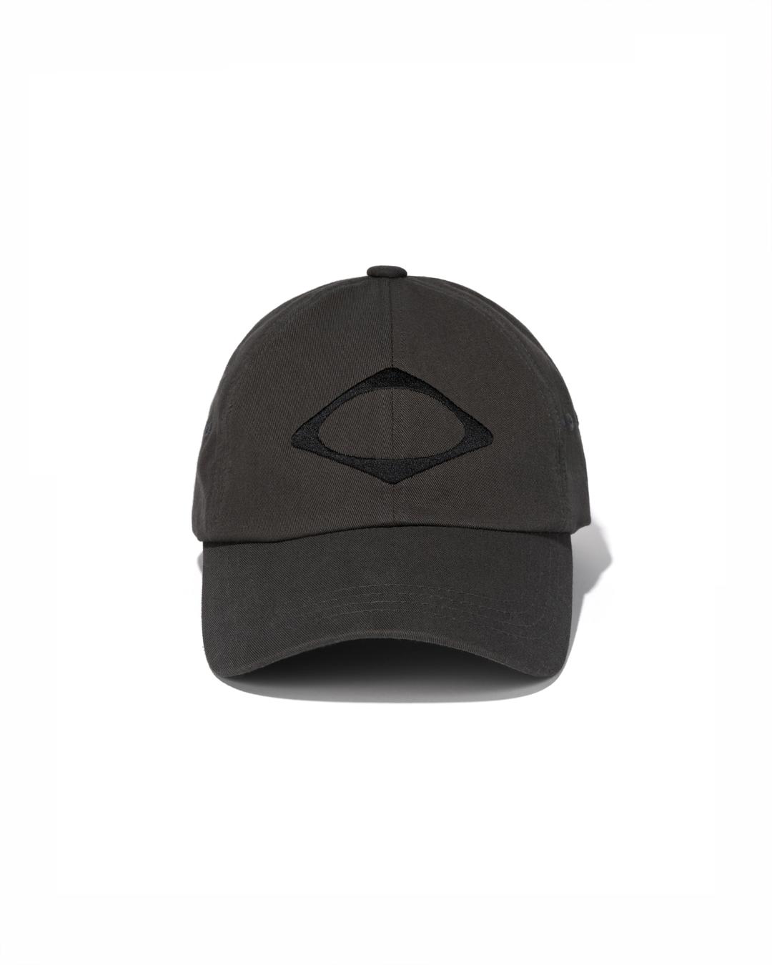 RHOMBUS POCKET BALL CAP_CHARCOAL