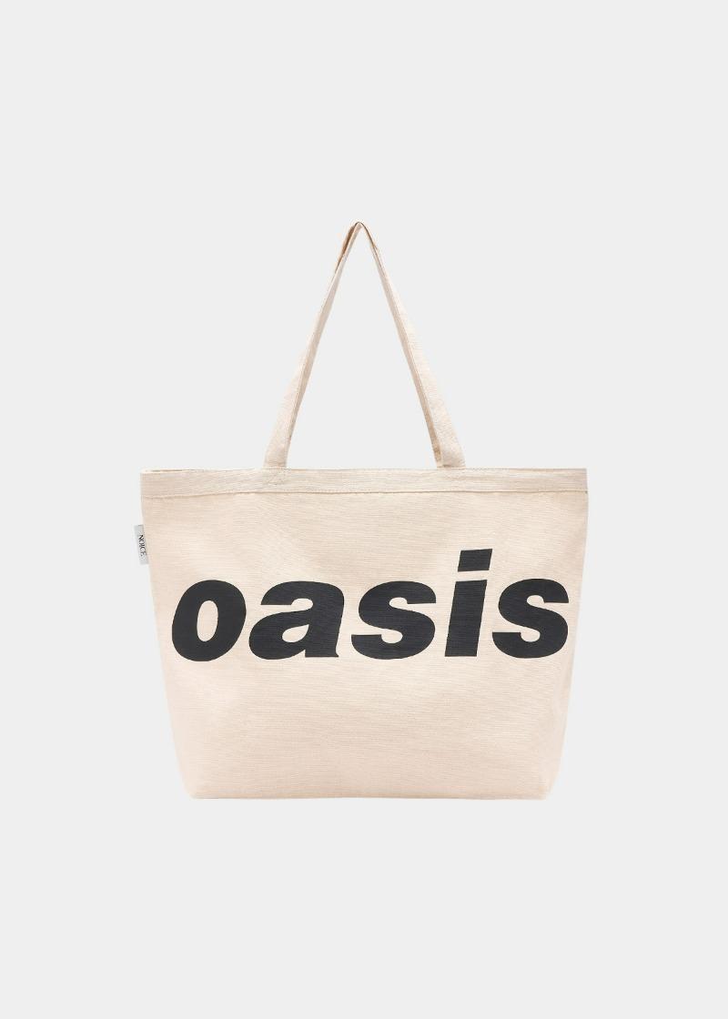 NOICE X OASIS CANVAS TOTE BAG - NATURAL