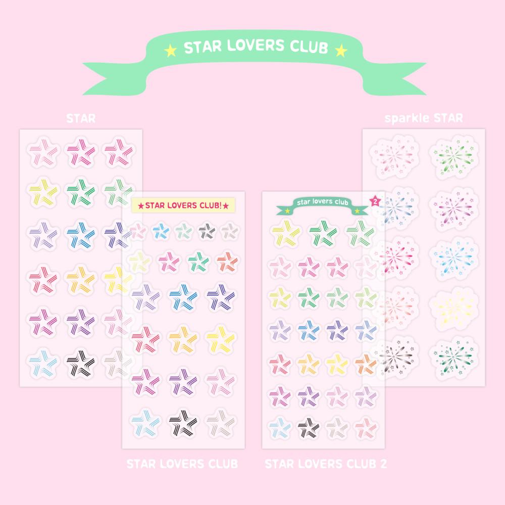 [lovepie⋆러브파이] STAR sticker (4types)