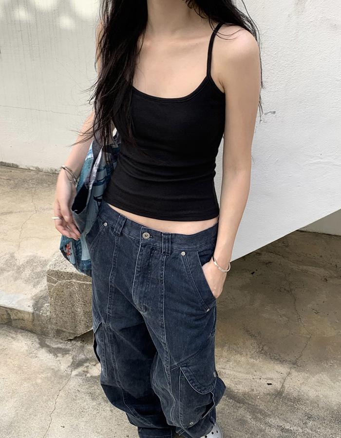 베이직 스퀘어 캡 슬리브리스