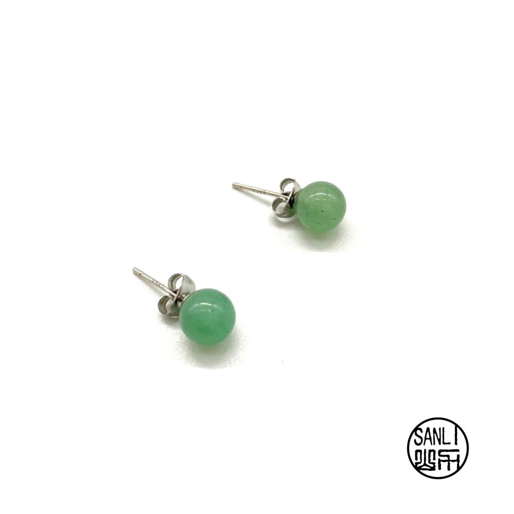 아벤츄린 실버925 귀걸이 l Aventurine silver925 earring