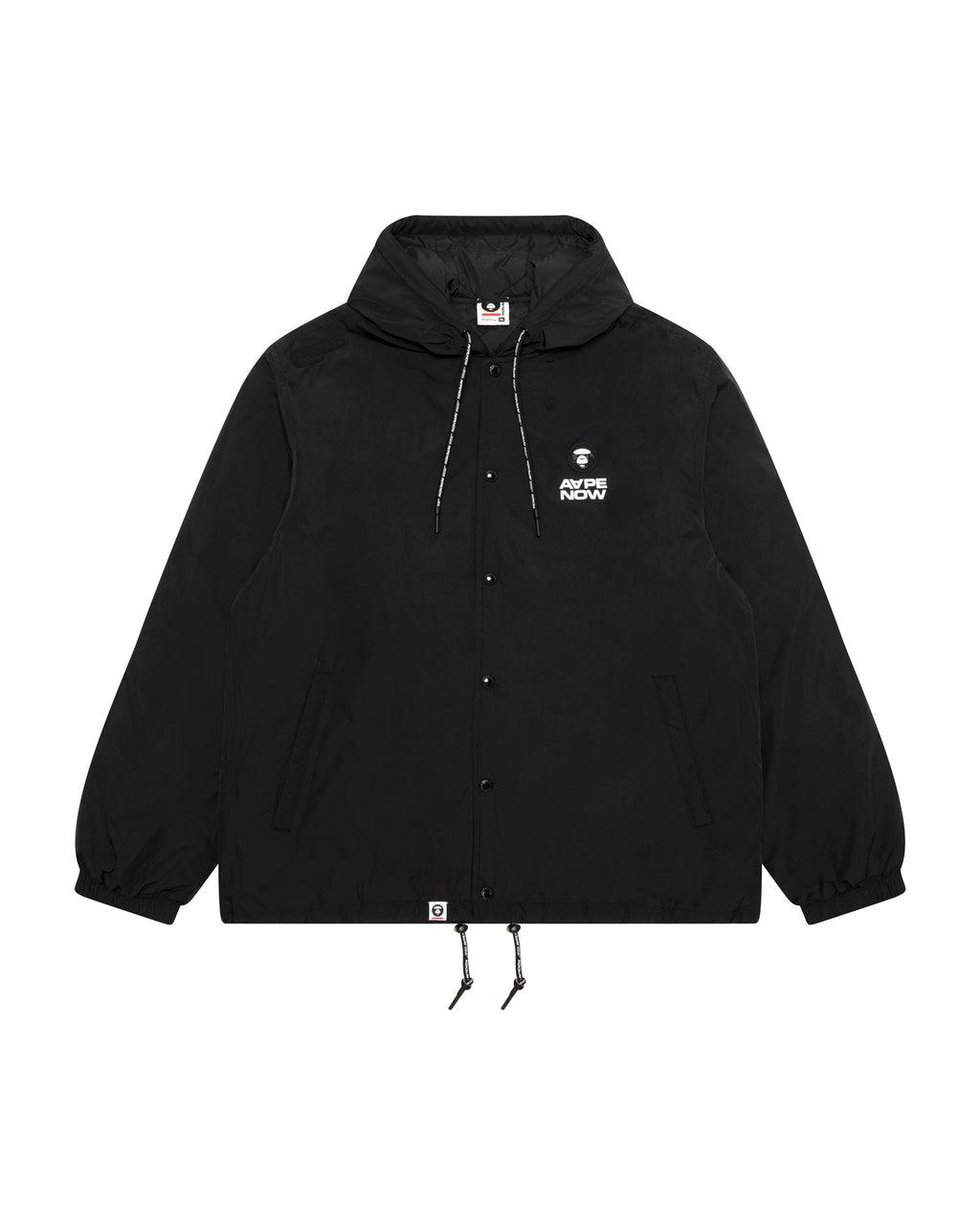 AAPENOW moonface hooded coach jacket