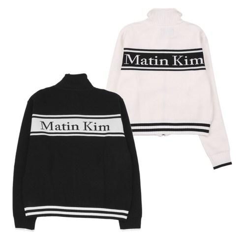 [당일발송] 마뗑킴 스펠 포인트 스트라이프 여성 니트 가디건 MK2378CD016M MK2500CD016V, M, 아이보리