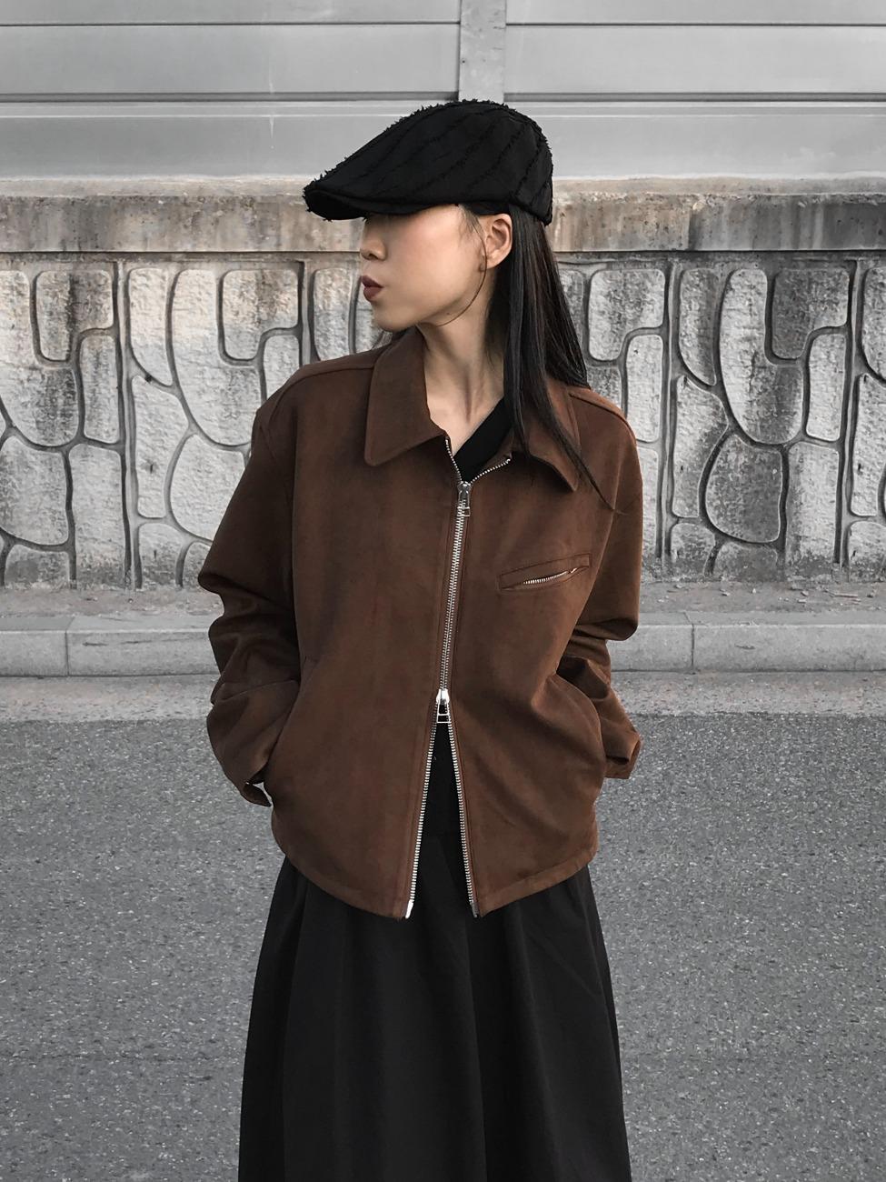 [Unisex] Bizzo suede jacket (2color)