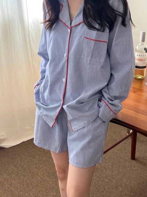 [커플] 크림치즈파자마_블루