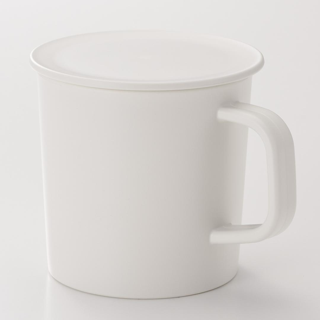 [MUJI] 폴리프로필렌 뚜껑이 있는 머그컵 270ml