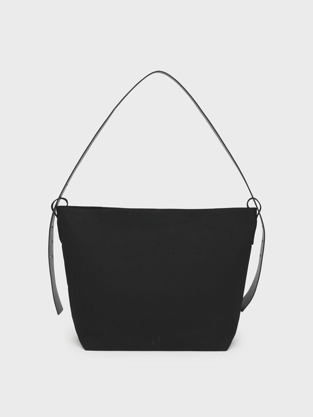 A/P 001 MORETEX WATER FLOW LEATHER STRAP SHOULDER BAG L_BLACK