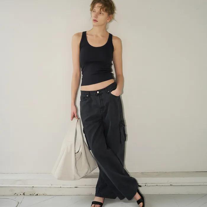 Pigment Cargo Pants_Navy