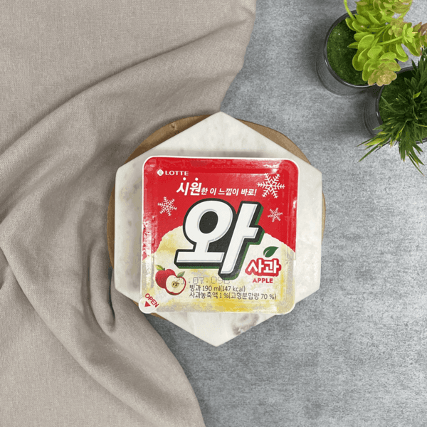 롯데 와사과 3개