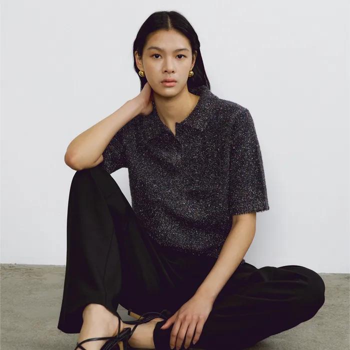 메탈 카라 풀오버 멀티