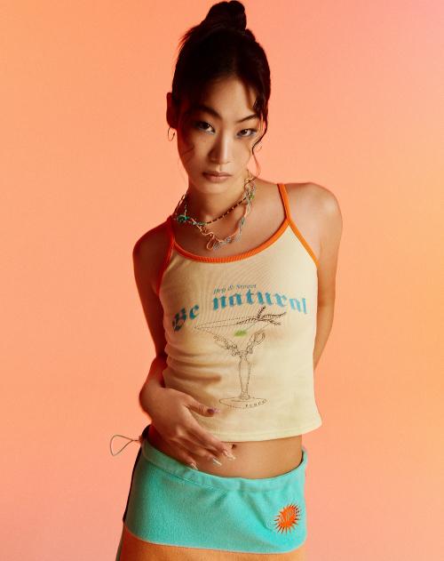 Martini glass tank top