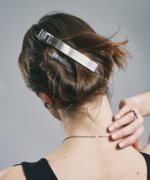 센티멍(SENTIMENTS)  NO.353 [SILVER] HAIR PIN 2set XXL 푸쉬핀 클립 - 후기 | 무신사
