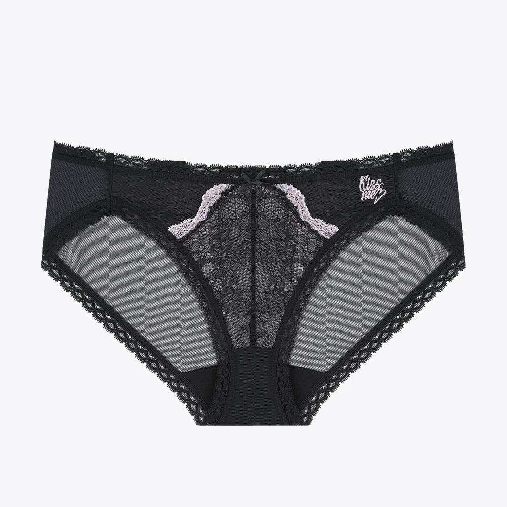 VALENTINE 러블리 블랙 레이스 팬티