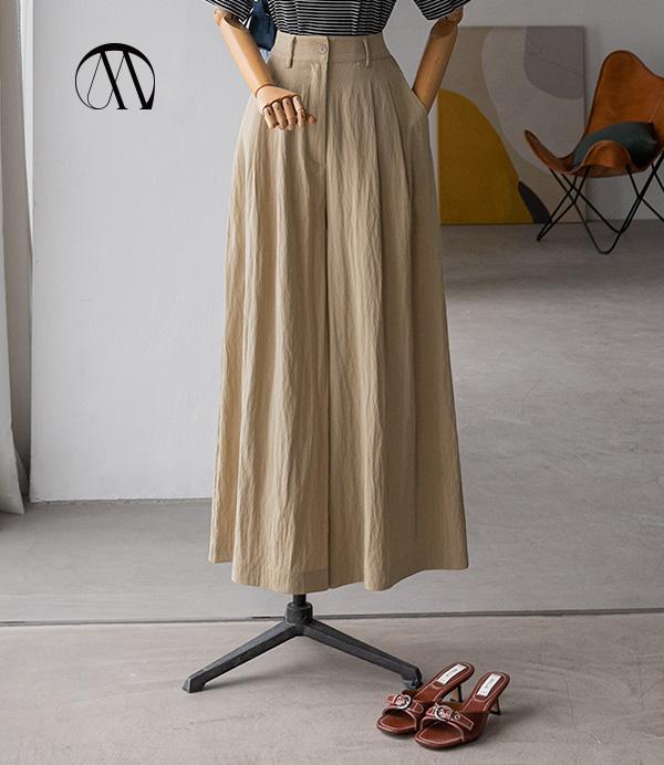 A. 하이 텐셀 핀턱 슬랙스<span style=font-size:0pt