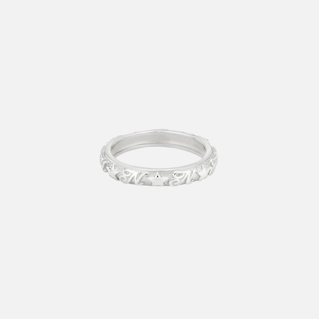 [silver925] star logo ring-silver