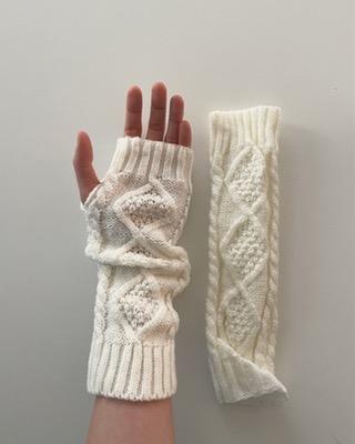 cable short hand warmer (2color)