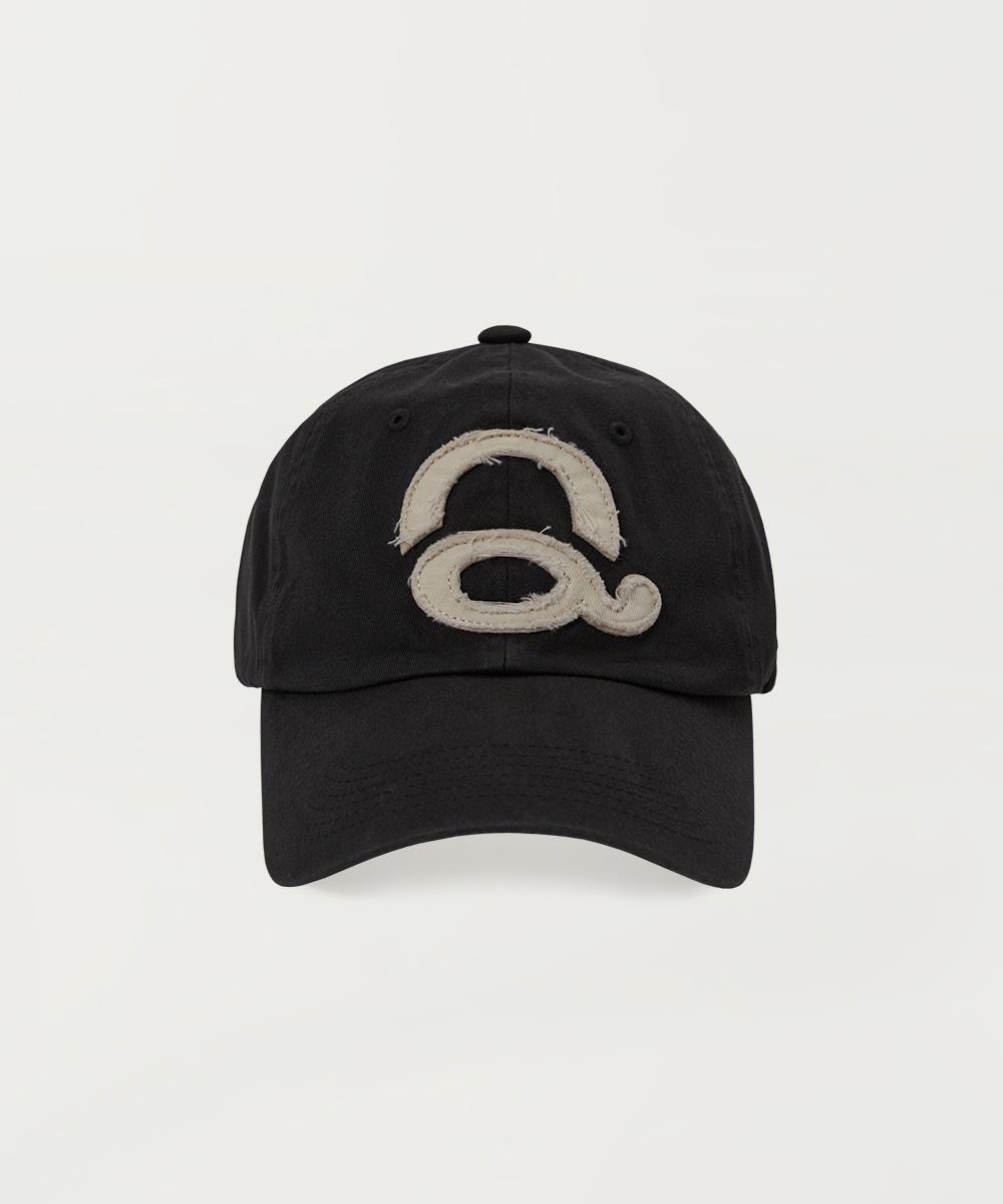 Washed Logo Ball Cap (Charcoal/White)