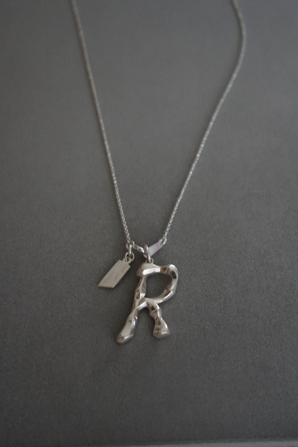 Rough Alphabet Necklace