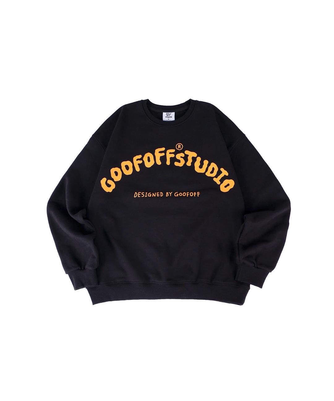 GF LOGO SWEAT SHIRT - BLACK
