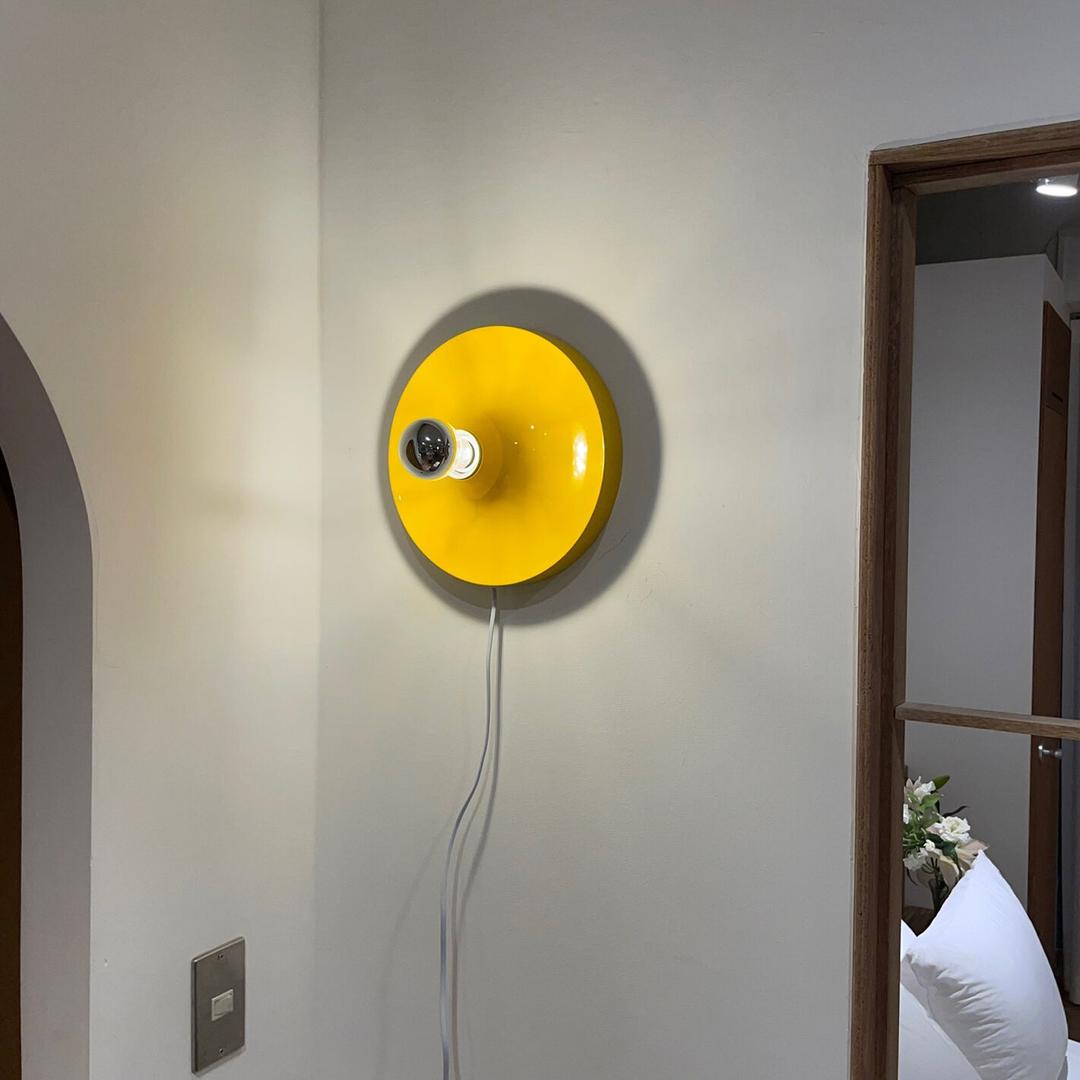 UFO KID LAMP 무타공 벽등 (Yellow)