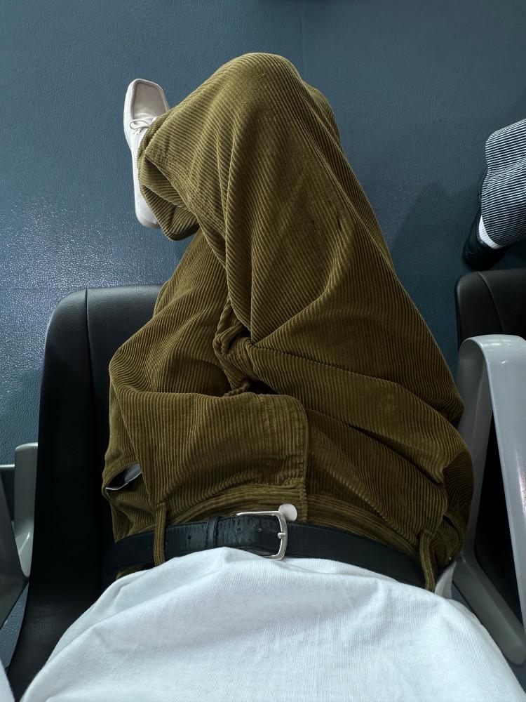 Corduroy deep colored pants 코듀로이 골덴 와이드 초록색 바지 팬츠