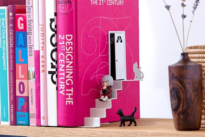 Bookstairs 북엔드 책지지대 책고정대 책칸막이 북앤드 2종세트