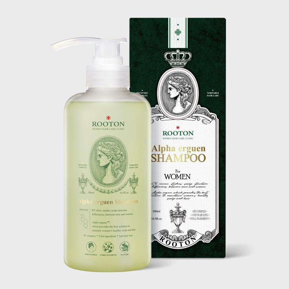 루톤ROOTON 여성 두피용 알파에르겐 천연 탈모샴푸 500ml