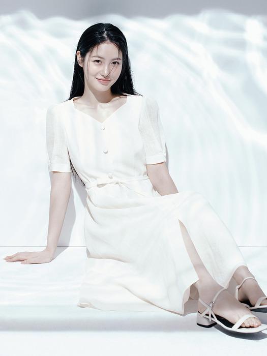 잇미샤 하트넥 롱 원피스 ITP6WOP910 (2COLOR)