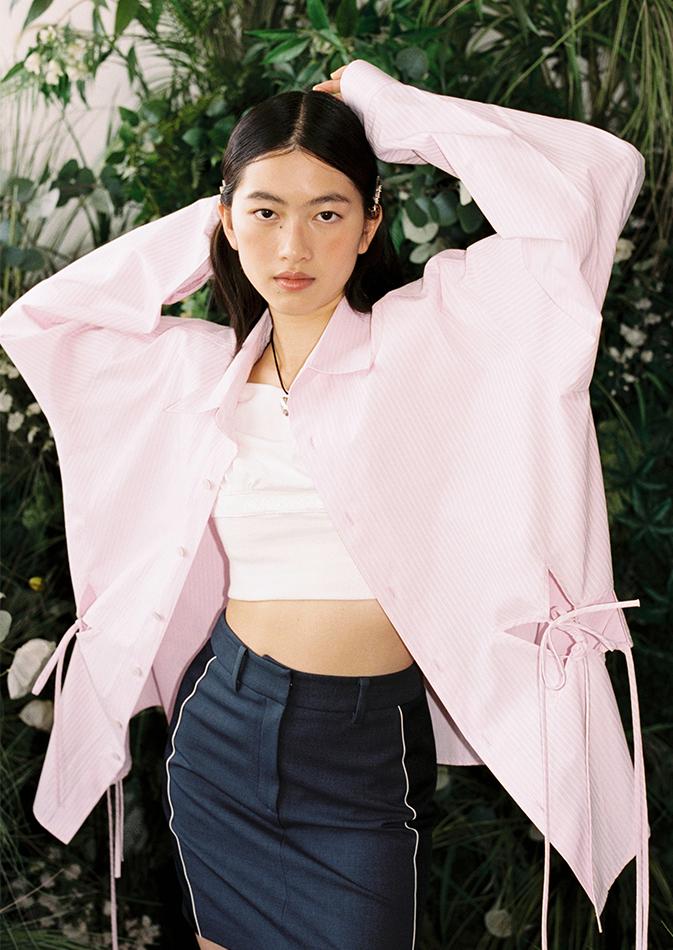 lotsyou_Twinkle Twinkle Twin Star Shirt Pink