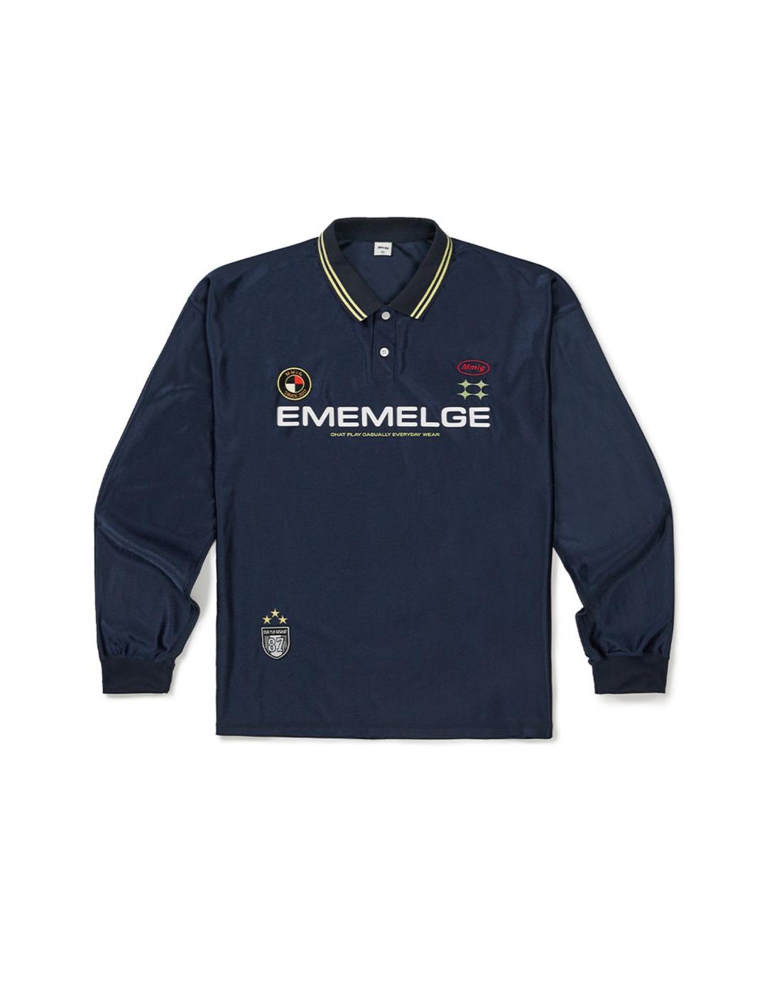 [Mmlg] EM FOOTBALL JERSEY SHIRT (NAVY)