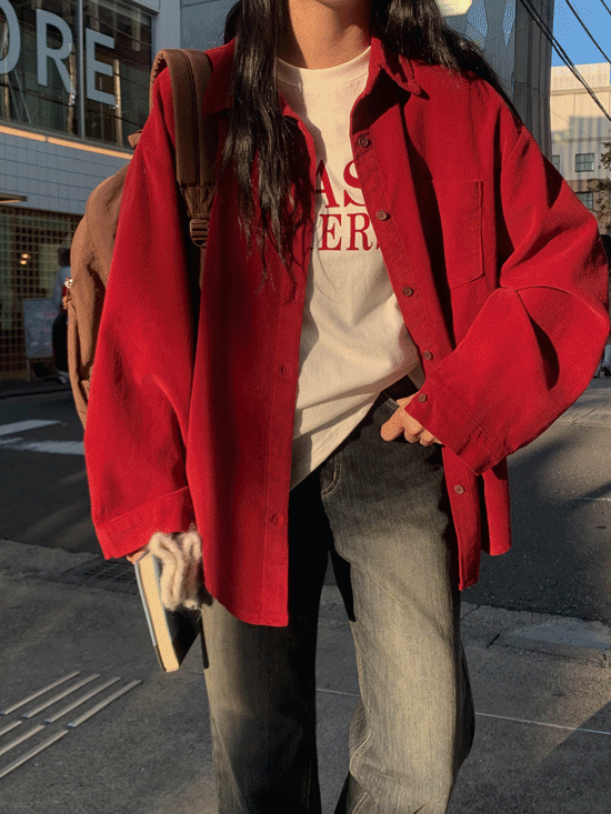 [겨울셔츠ㅣ잔골덴][MADE] 레브넌 코듀로이 셔츠 (2color)