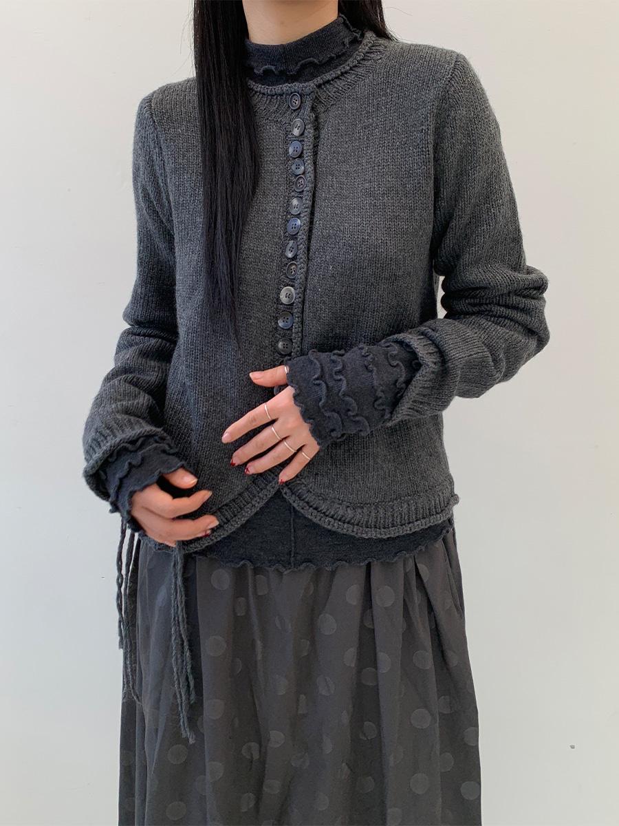 17 charcoal cardigan