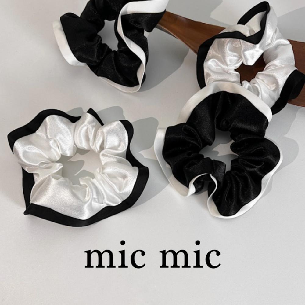 [여신강림] 로맨틱 투톤 공단 곱창 밴드 HB