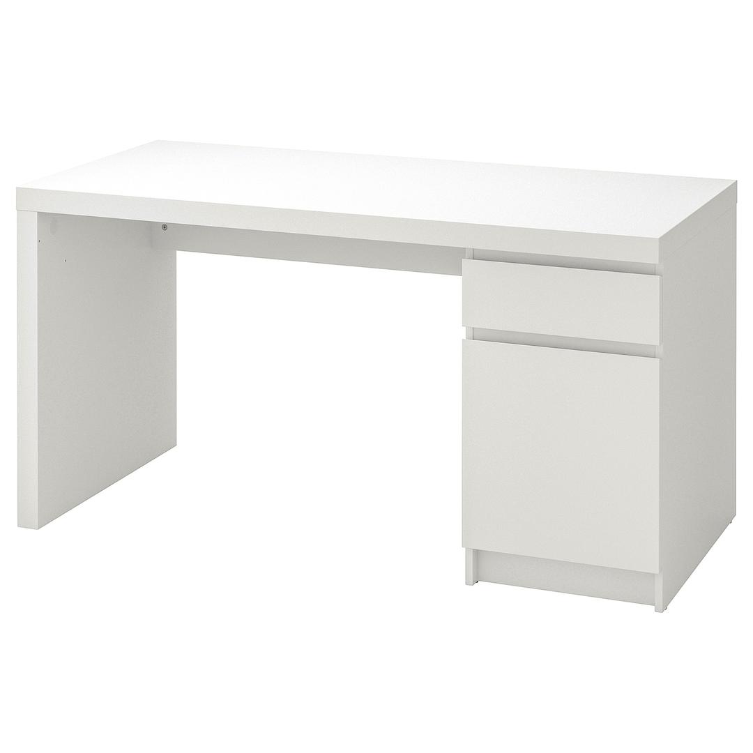 MALM 말름 책상 - 화이트 140x65 cm