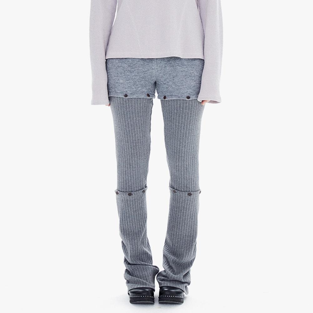 [2차 입고] 3 PARTS GATHERED LEGGINGS / GRAY