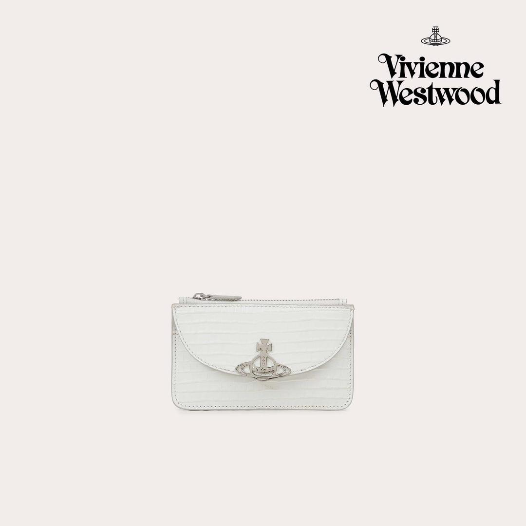 [공식] 미니 크로커다일 하프 문 카드지갑