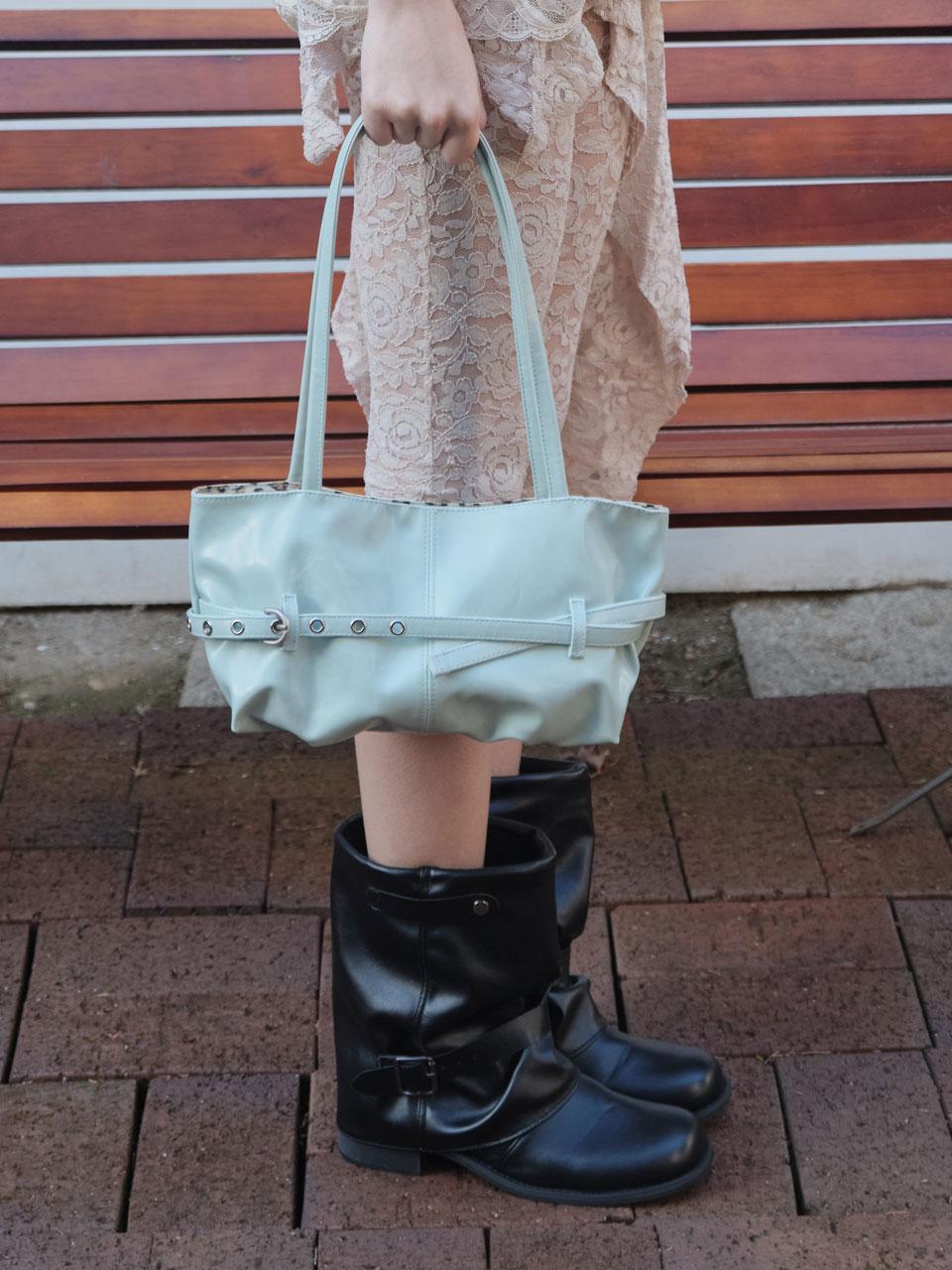 (4월 27일 순차배송) TIED BOAT BAG [MINT]