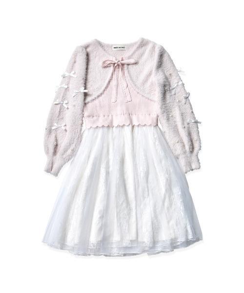 Melty fluffy knit ワンピース