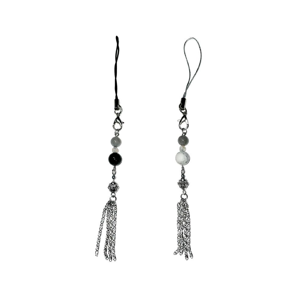 chain tassel keyring